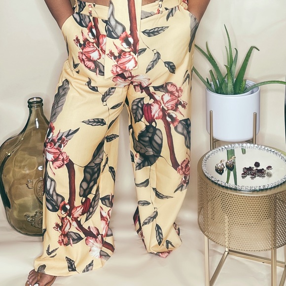 Two piece wide leg crop top plus size - Picture 5 of 5